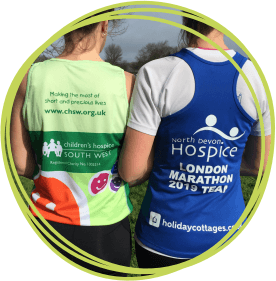 Bideford sisters Gemma Copp and Vikki Oliver are running the 2019 Virgin Money London Marathon in aid of North Devon Hospice and Children’s Hospice South West